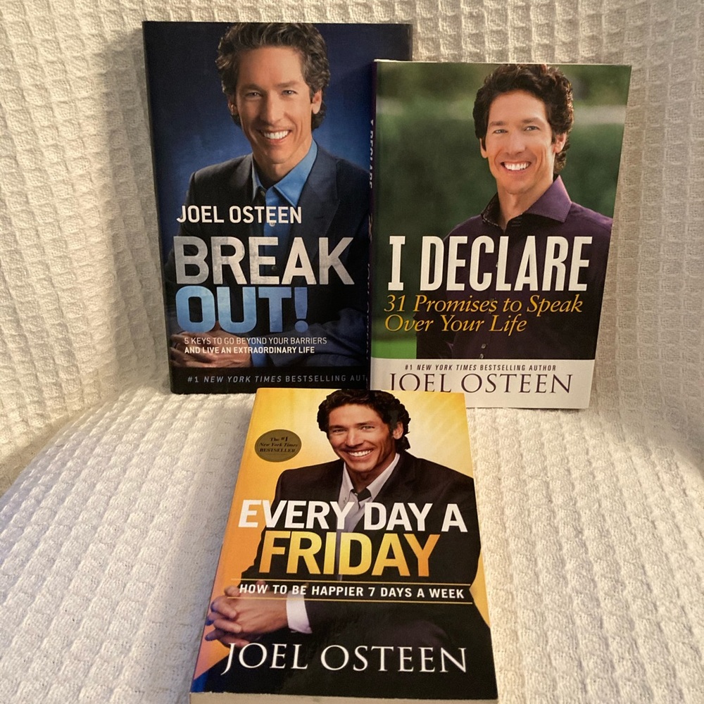Joel Osteen Bundle Of 3 Inspirational Books